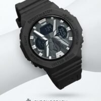 Sportmaster Octa-Core Tactical Dual-Display Waterproof Sport Watch – Matte Black
