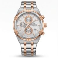 NAVIFORCE Luxury Two-Tone Chronograph Stainless Steel Men’s Watch